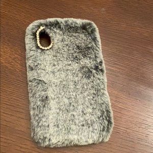 iPhone XR fur phone case